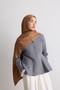 Crystal Pattern Silky Jacquard Shawl - 2