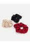 Women Assorted Scrunchies 3 Piece Set - 2