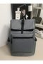 Grey Plain Backpack