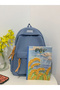Plain Large Backpack - 4