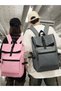 Grey Plain Backpack - 5