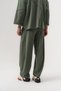 Edge Belted Waist and Adjustable Leg Detail Pants - 5