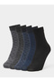 Pack of 5 - Multi-Color Geometric Print Crew Socks