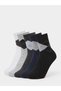 Pack of 5 - Multi-Color Geometric Print Crew Socks