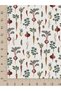 100% Cotton Fabric Panel Set 5 Different Patterns 30X60 cm – Vintage Mushroom and Vegetable Patterns, Green and Brick Tones - 5