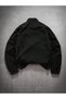 Black Zip-Up Track Jacket - 2