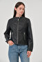 Women's coat women's faux leather short coat