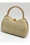 Women's Crocodile Skin Nude Evening Dress Clutch Chain Strap Handbag Wedding Engagement Evening Bag