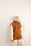 Women's Zero Sleeve Zippered Teddy Vest - 2