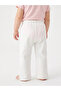 Baby Girl Off White Graphic Print Drawstring Straight Leg Joggers - 4