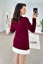 Button Detail Knitwear Dress 7K096 - 5