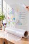 2 Pcs Self-Adhesive Transparent Board Film – Pvc Erasable Writing Board Film, Wall Sticker, Self-Adhesive Whiteboard Film