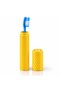 Portable Travel Type Snap-On Cover Toothbrush Storage Container - Hygienic Protection Box - Yellow - 2