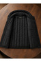 Water and Windproof Men's Black Hooded Quilted Lined Winter Coat.Casual - 7