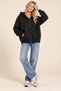 Unisex Oversize Zippered Hooded Sweatshirt – 3 Thread Rastered - 2