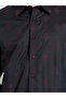 Black Jacquard Long Sleeves Regular Fit Shirt - 4