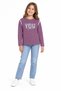14009-26 Girl's Floral You Printed Seasonal Combed Cotton Sweatshirt