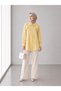 Cape Detailed Stone Buttoned Shirt
