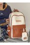 Plain Backpack with Zip - 6