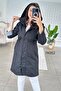 Hooded Trench Coat with Detachable Waist Drawstring 7K052 - 5