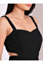 Black Sleeveless Sheath Dress for Daytime Wear - 4