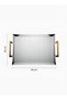 Teos Gold Handled Tea Tray Premium 304 Stainless Steel 18/10 - 4