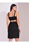 Black Sleeveless Sheath Dress for Daytime Wear - 3
