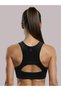 Black Padded Sports Bra for Active Lifestyles - 2