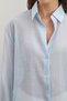 Scratched transparent shirt blue - 2