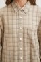 Square striped shirt with pockets - grey - 5