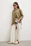Poor Sleeve Linen Shirt Khaki - 2