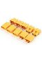 10 Pairs XT30 2mm Golden Connector LiPo Battery Plug Set Male and Female Connectors for RC Hobby Airplane Helicopter Multicopter Quadcopter - 3