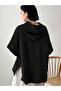 Women's Short Sleeve Oversize Kangaroo Pocket Hooded Sweatshirt - 3