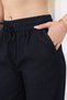 Britney Elastic Waist Trousers Navy Blue - 3