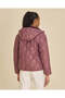Men Burgundy Basic Puffer Jacket - 3