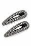 2 Pieces of Baguette Stone Detailed Side Buckle - 2