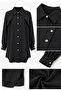 Cape Detailed Stone Buttoned Shirt