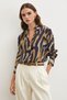 Tiger Pattern Shirt Navy Blue - 6
