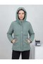 Women's Water-Repellent Short Padded Quilted Youth Sports Coat with Zippered Pockets - 2
