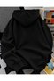 Women'S/Unisex Colorful Printed Black Hooded Sweatshirt & Hoodie - 2