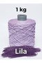 1 kg 2 mm Premium Fine Chain Cotton, Macrame Cord Lilac Color
