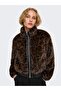 Faux Fur Zippered Jacket 15373827
