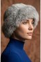 Plush Siberian Ushanka Winter Women's Hat - Gray Faux Fur Cold-Proof Wind-Cutting Luxury Furry Ushanka - 4