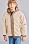 Windproof Plush Quilted Hooded Coat for Boys H1030A826Wn