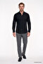 Men's Black Non-Iron 100% Cotton Slim Fit Classic Collar Shirt - 3