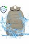 Luxury Crinkle Fabric Gray Unisex High School and Middle School Backpack, School Bag, Multi-Compartment, Water Resistant - 5