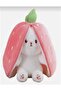 Special Design Plush Strawberry Rabbit with Zipper Bag 55 cm Gift for Lover-Mother-Friend - 3
