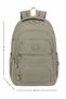Luxury Crinkle Fabric Gray Unisex High School and Middle School Backpack, School Bag, Multi-Compartment, Water Resistant - 4