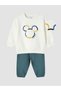 Quality Pieces from Çelebi Store: Mickey Mouse Embroidered Baby Boy Suit - 5