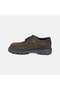 Men's Khaki Lace-Up Classic Suede Shoes with Thick Threaded Soles - 3